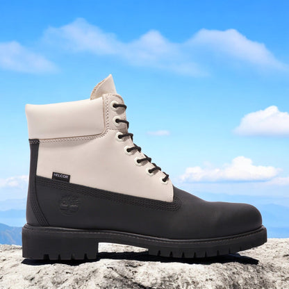 Timberland Men's 6 Inch Premium Boot 'White Black' Sneakers