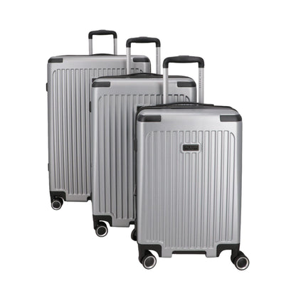 Ted Baker Luxury 3-Piece Hardshell Luggage Set – Expandable Suitcases with 8 Spinner Wheels & Combination Lock