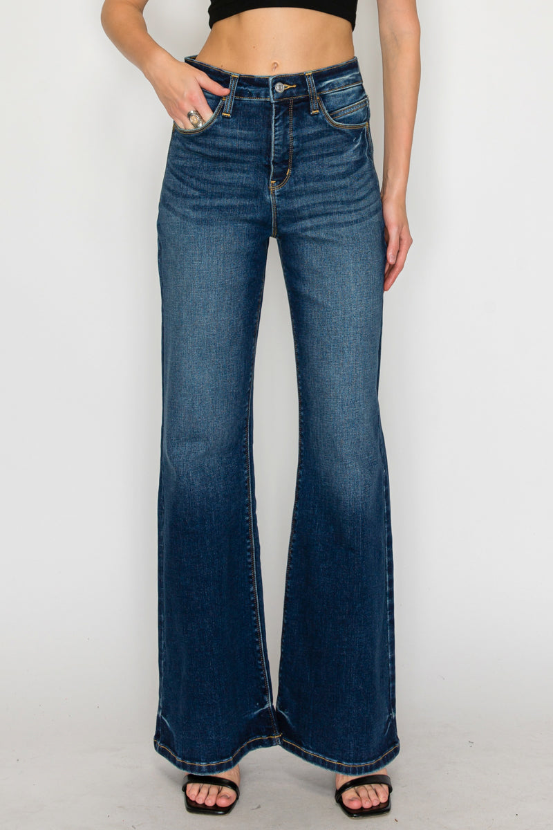 Leilani Tummy Control High Rise Holly Flare Jeans