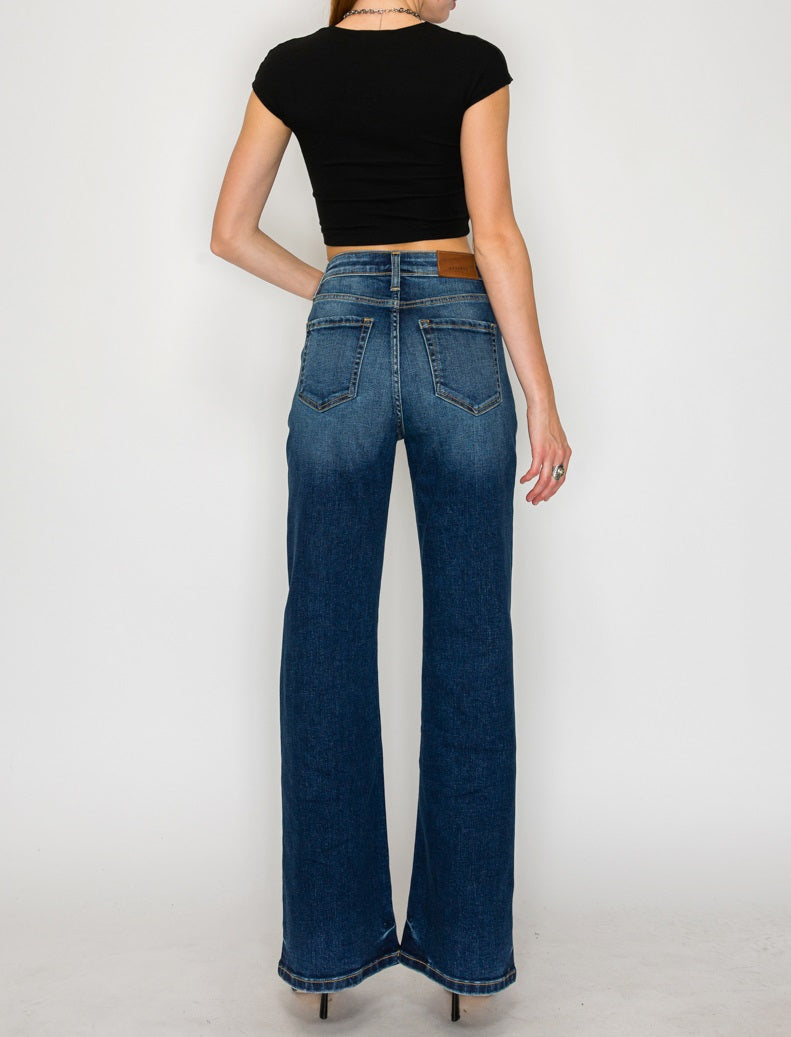 Leilani Tummy Control High Rise Holly Flare Jeans
