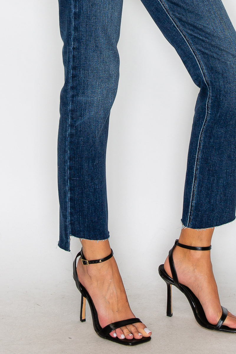 Francesca Tummy Control High Rise Straight Jeans