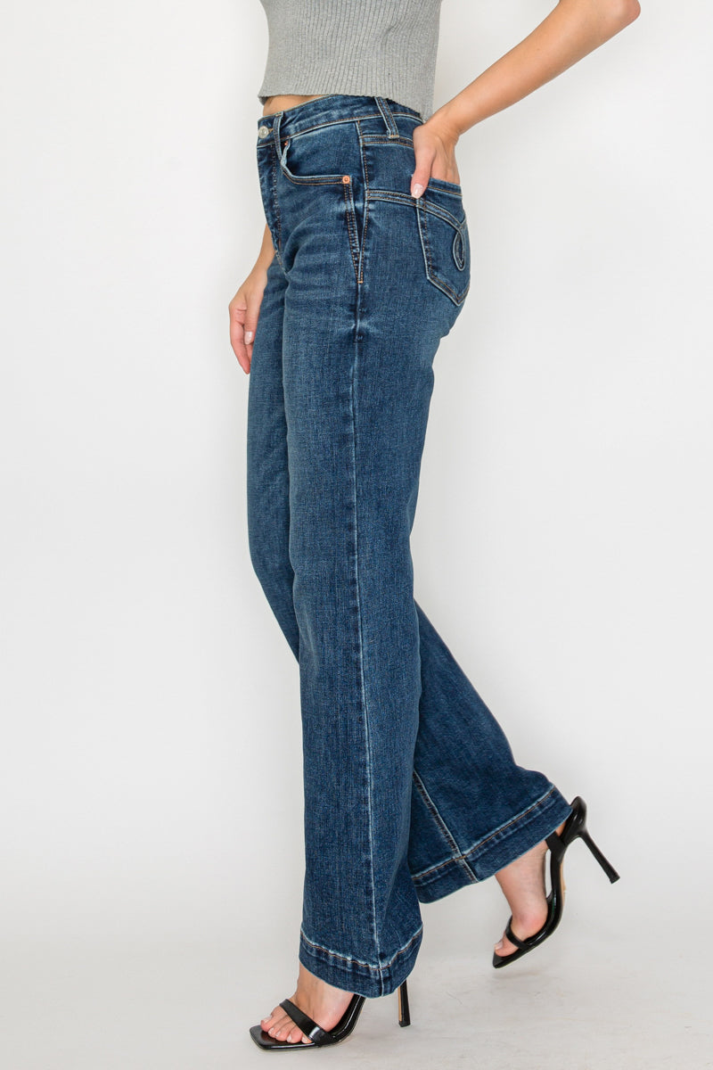 Josephine Tummy Control High Rise Relaxed Holly Flare Jeans