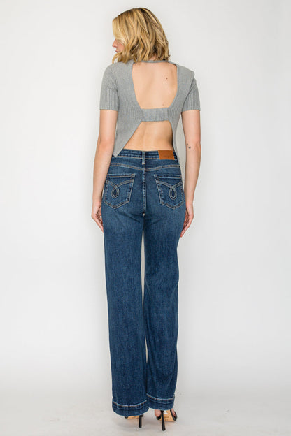 Josephine Tummy Control High Rise Relaxed Holly Flare Jeans