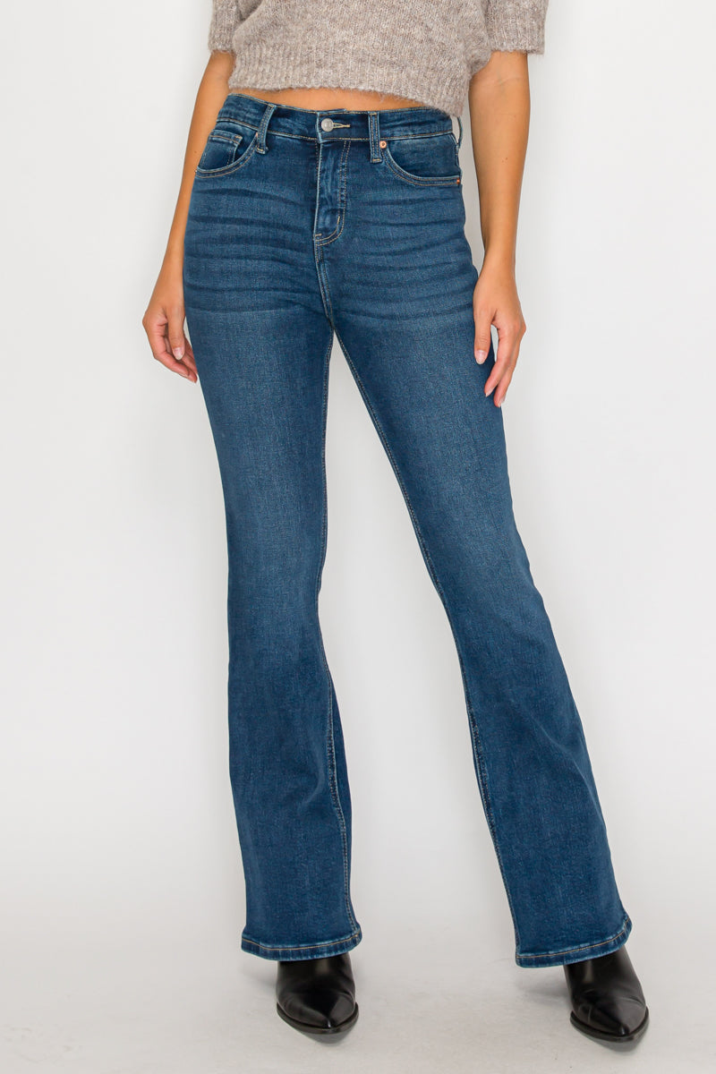 Tummy Control High Rise Bootcut Jeans