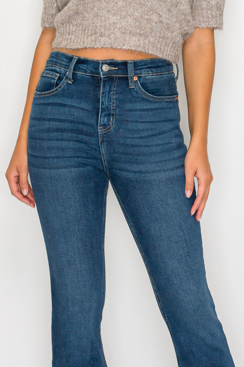 Tummy Control High Rise Bootcut Jeans