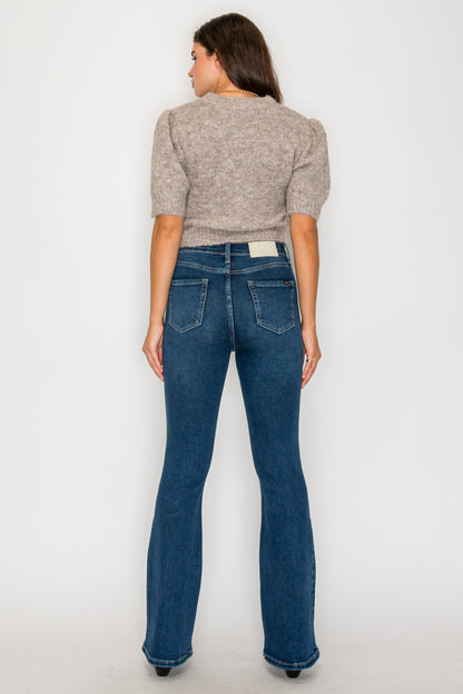 Tummy Control High Rise Bootcut Jeans