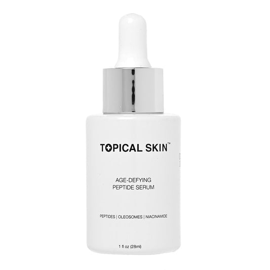 Topical Skin Age-Defying Peptide Serum with Oleosomes and anti-glycation Carnosine