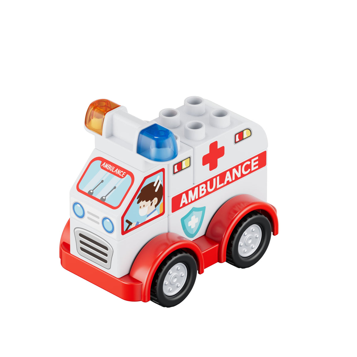 Contixo TF1 2-in-1 Transforming Building Set, 93 Pieces, Ages 3+