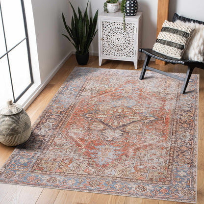 Eira Distressed Washable Rug - Clearance