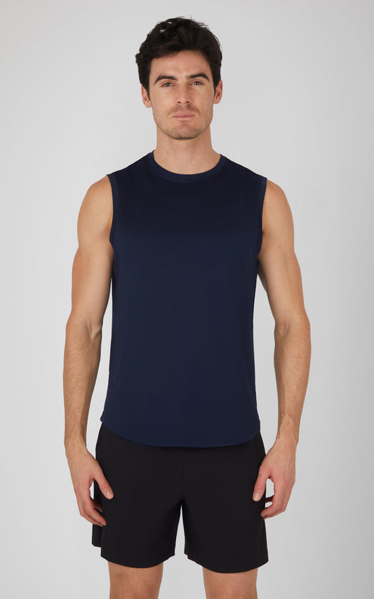 Mens Air Sense Iconic Muscle Tank - Our Ocean Core Story