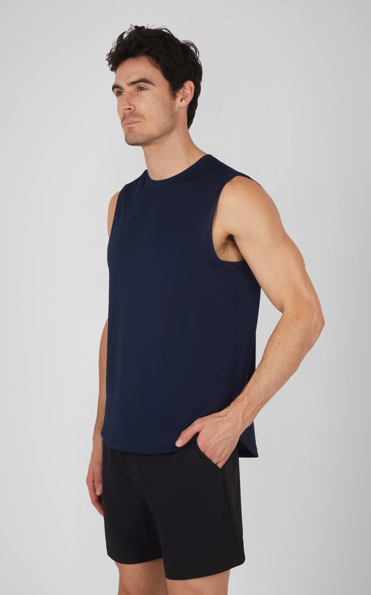 Mens Air Sense Iconic Muscle Tank - Our Ocean Core Story