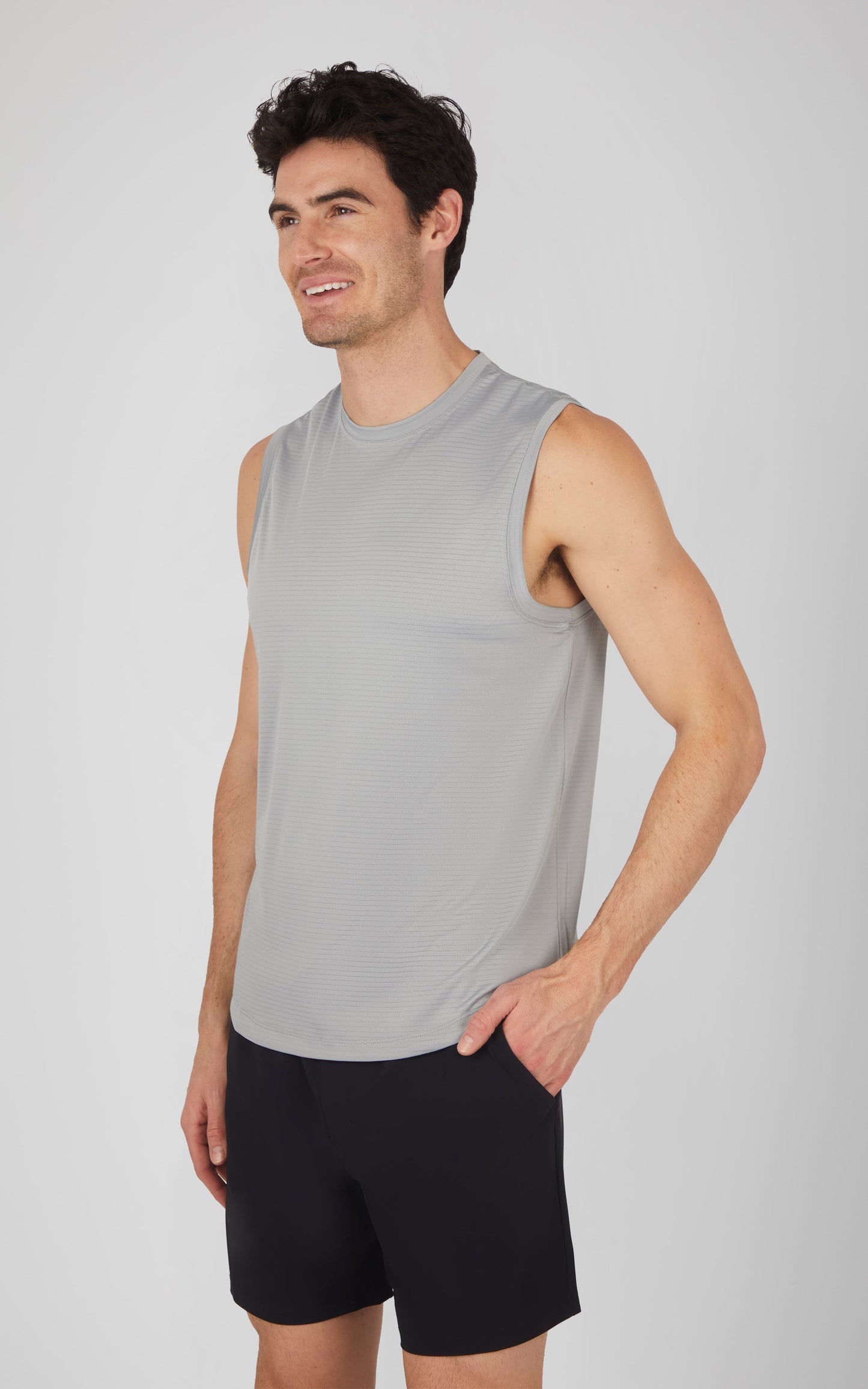 Mens Air Sense Iconic Muscle Tank - Our Ocean Core Story