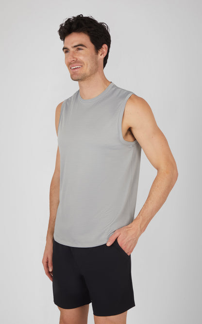 Mens Air Sense Iconic Muscle Tank - Our Ocean Core Story