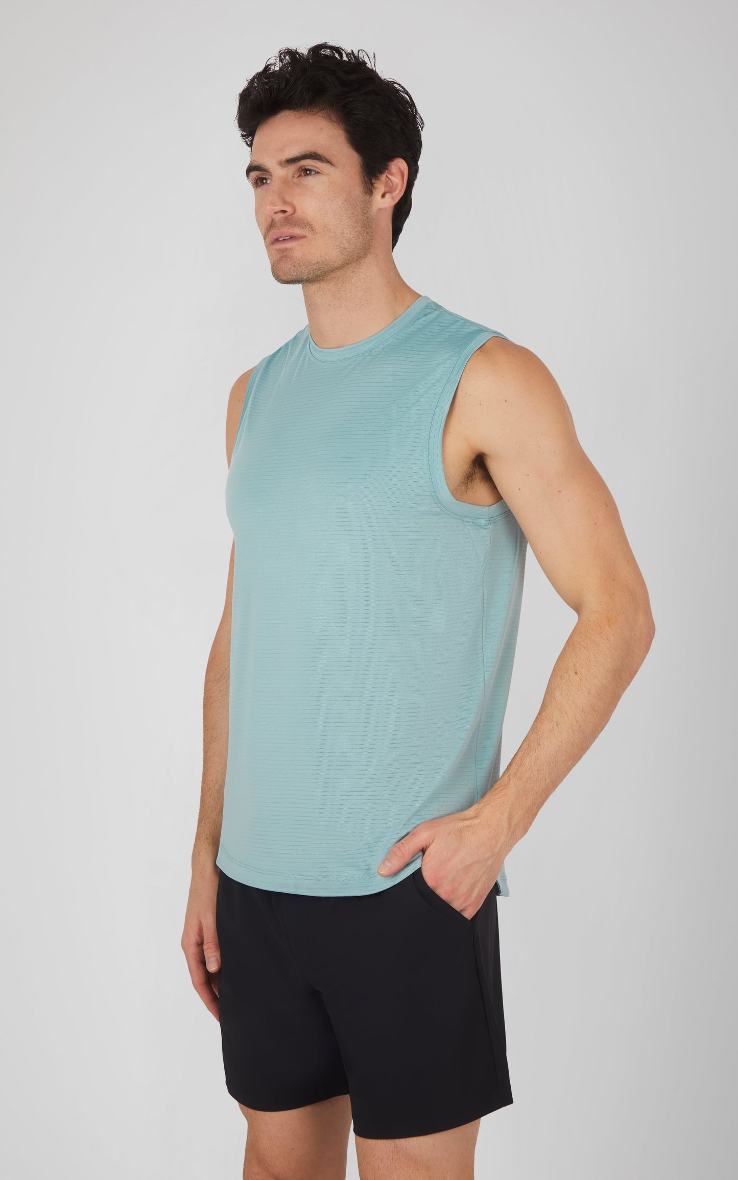 Mens Air Sense Iconic Muscle Tank - Our Ocean Core Story