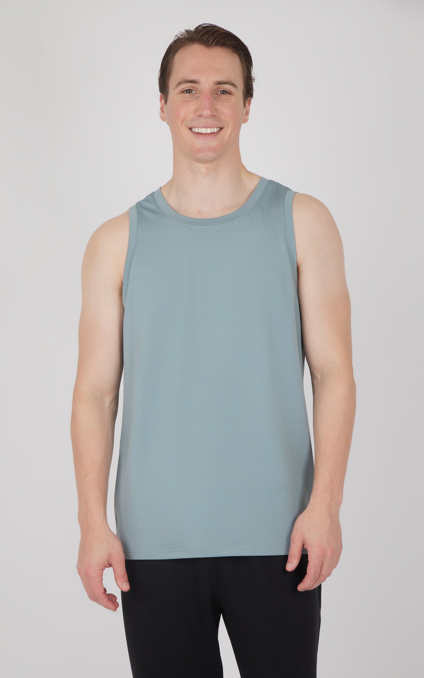 Men's Pique Race Track Muscle Tank
