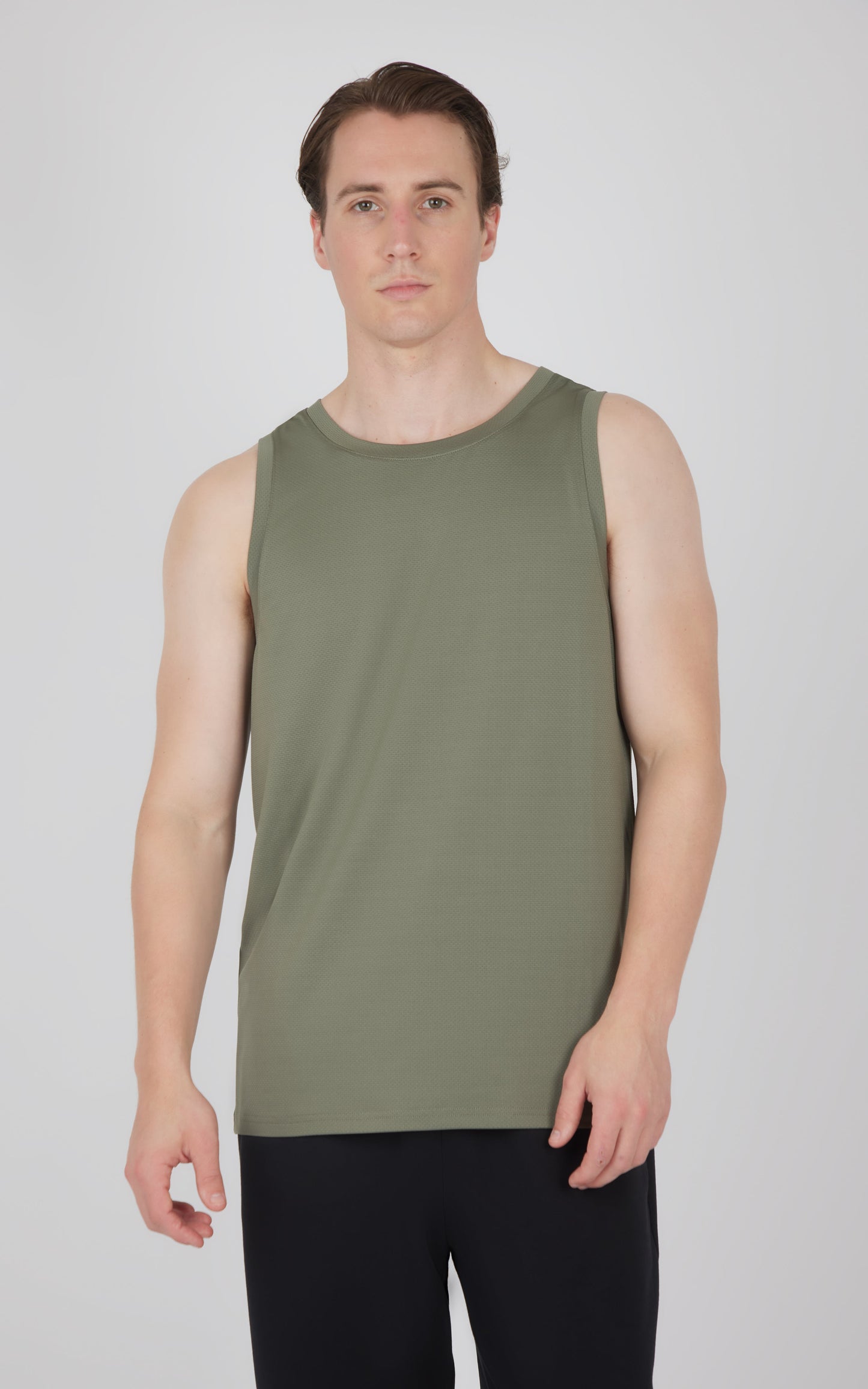 Men's Pique Race Track Muscle Tank