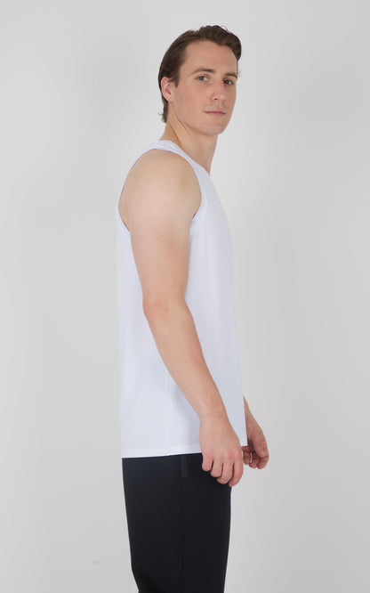 Men's Pique Race Track Muscle Tank