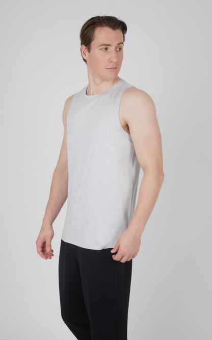Mens Cationic Two Tone Heather Pace Muscle Tank