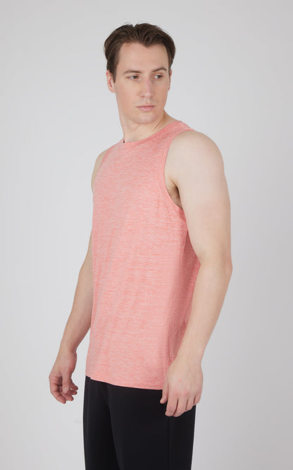 Mens Cationic Two Tone Heather Pace Muscle Tank