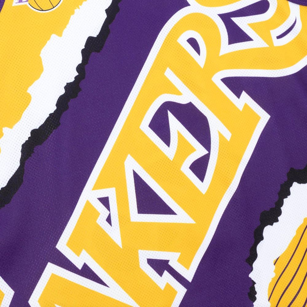 Mitchell & Ness Men's Jumbotron 2.0 Sublimated Tank Lakers Tank Tops
