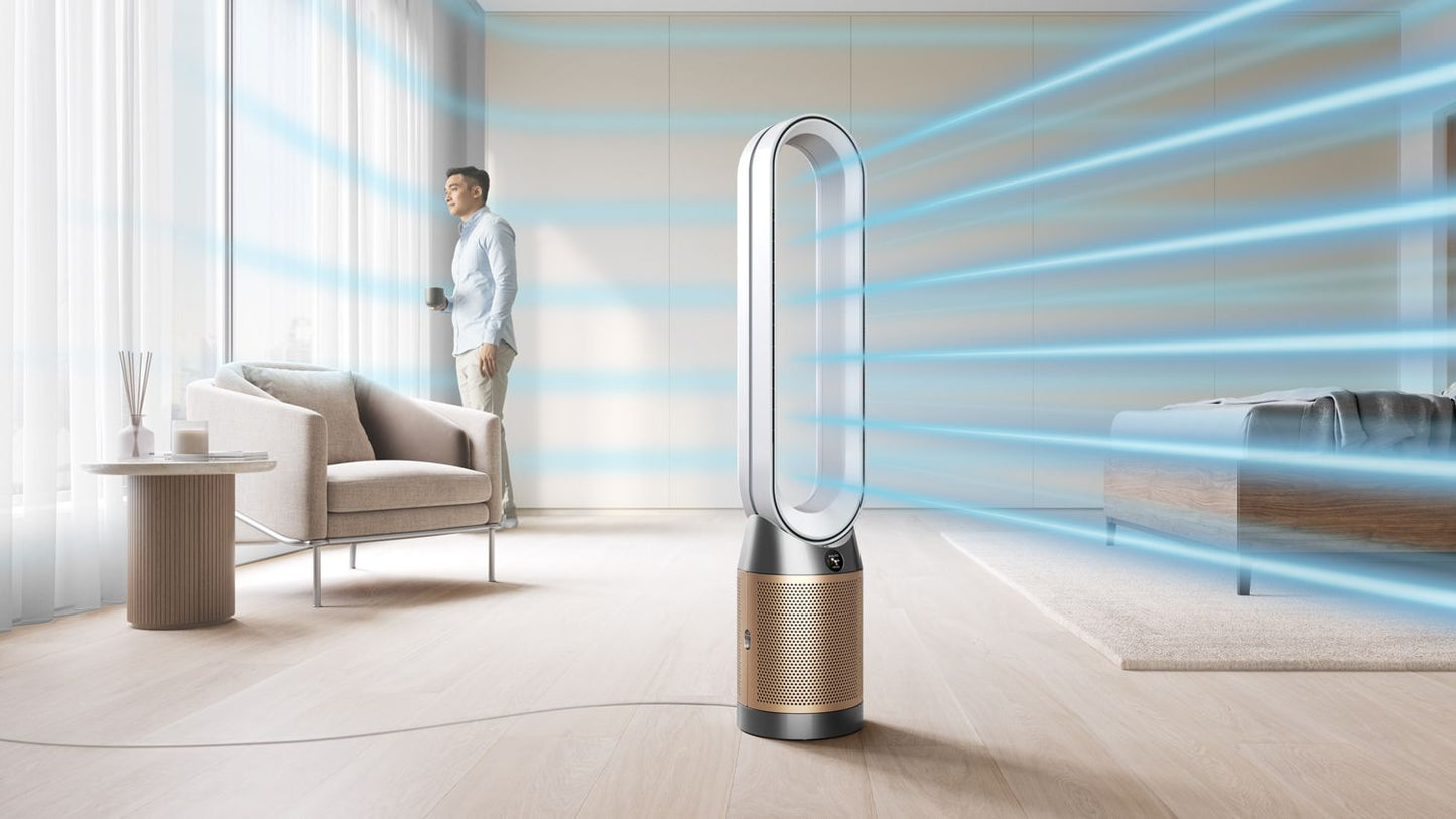 Dyson Purifier Humidify+cool Pc2 De-nox Tower in White/gold