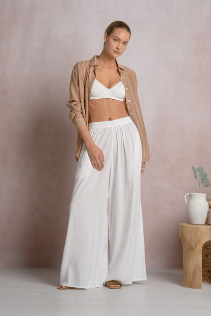 Island Button Down Tan