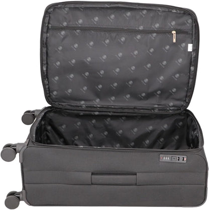 ROBERTO CAVALLI 3-Piece Softside Spinner Luggage Set – Luxury Carry-On & Checked Suitcases