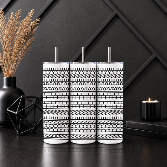 I'm Done With This Peace Geometric Tumbler — Sip Society USA