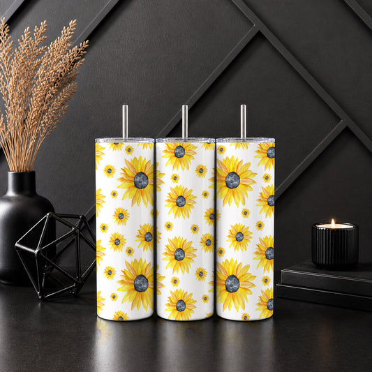 Sunflower Bloom Tumbler — Sip Society USA