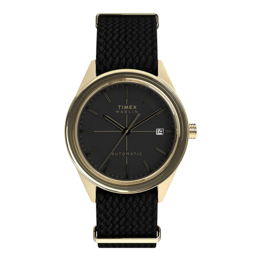 TIMEX MARLIN JET AUTOMATIC 38MM FABRIC STRAP WATCH