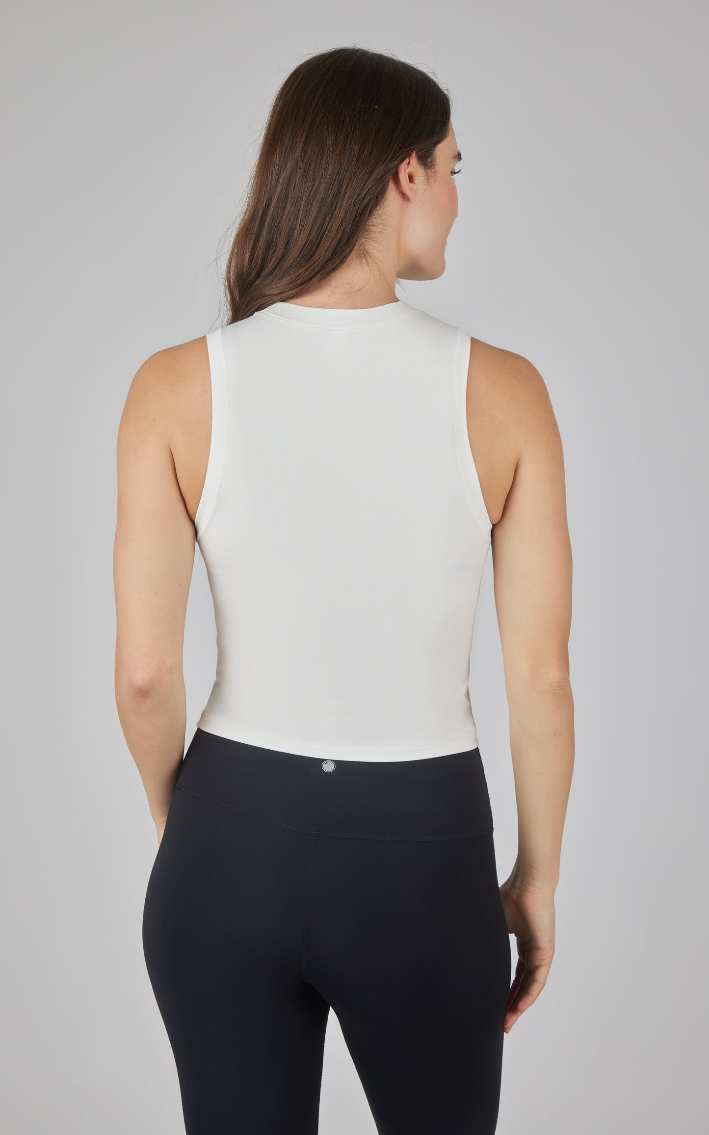 Airlite Cotton Mock Neck Tank