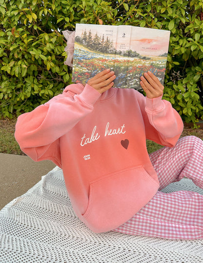 Elevated Faith Take Heart Unisex Hoodie