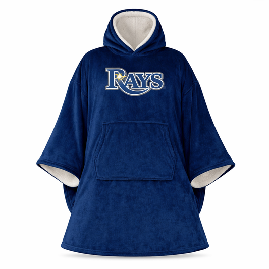 Tampa Bay Rays MLB Team Color Bloncho W/Logo Patch