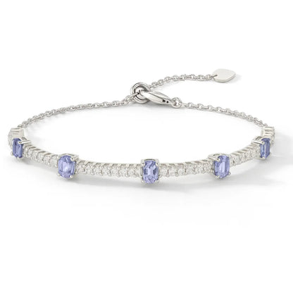Tanzanite Adjustable Bracelet
