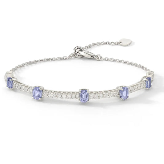 Tanzanite Adjustable Bracelet