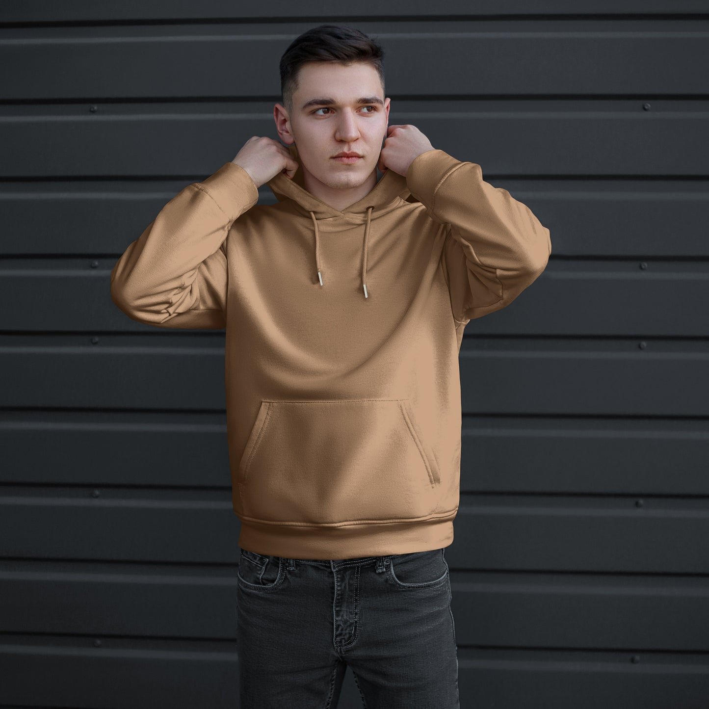 Elegant Comfort Men Casual Cotton Hoodie