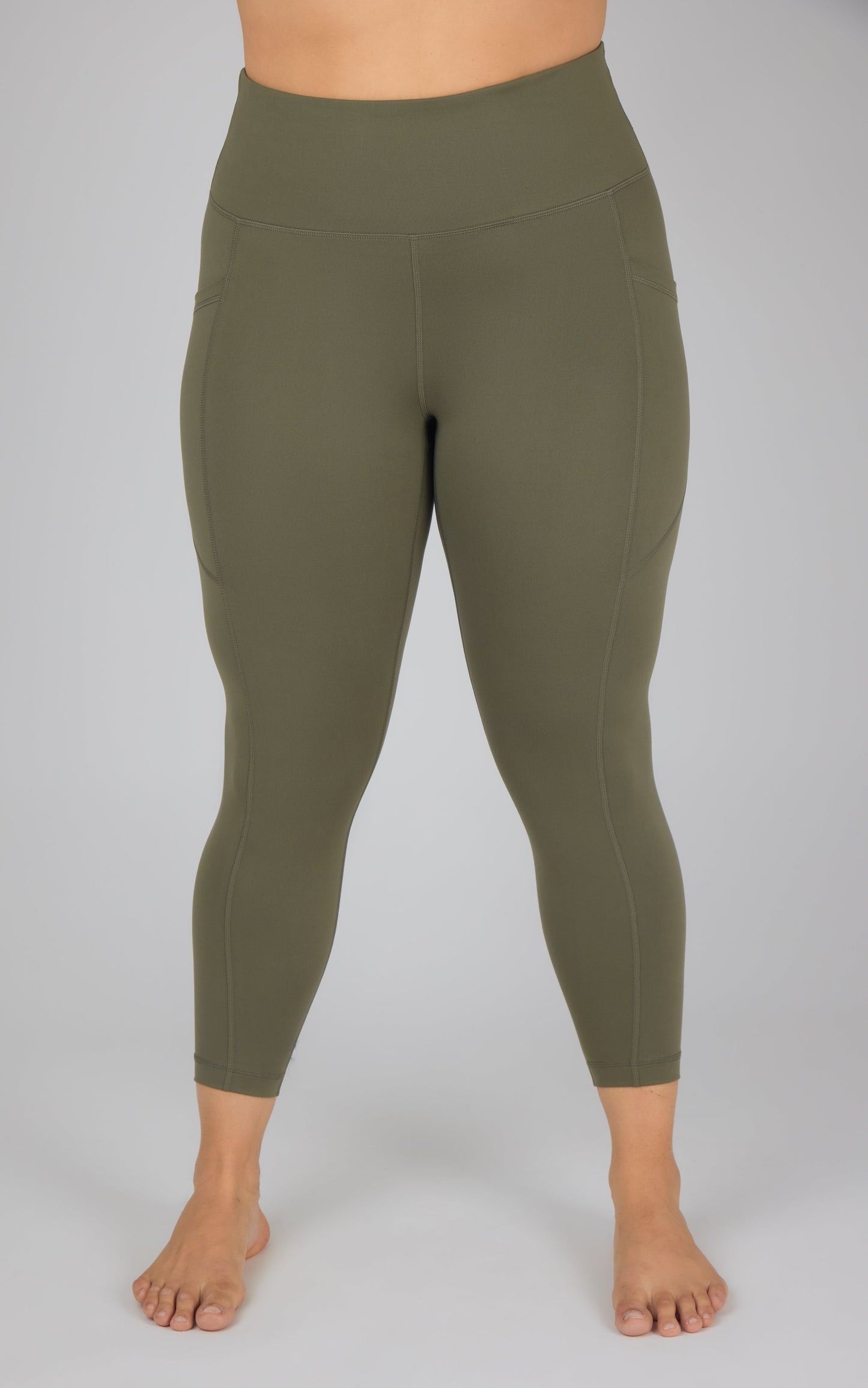 Plus Side Pocket Ankle Legging - Our Cafe Story