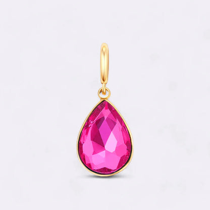 Mint & Lily Teardrop Birthstone Charm
