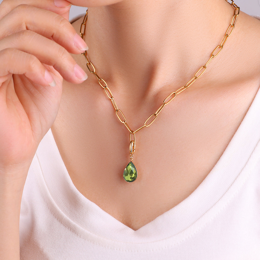 Mint & Lily Teardrop Birthstone Charm