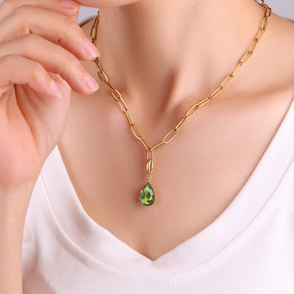 Mint & Lily Teardrop Birthstone Charm