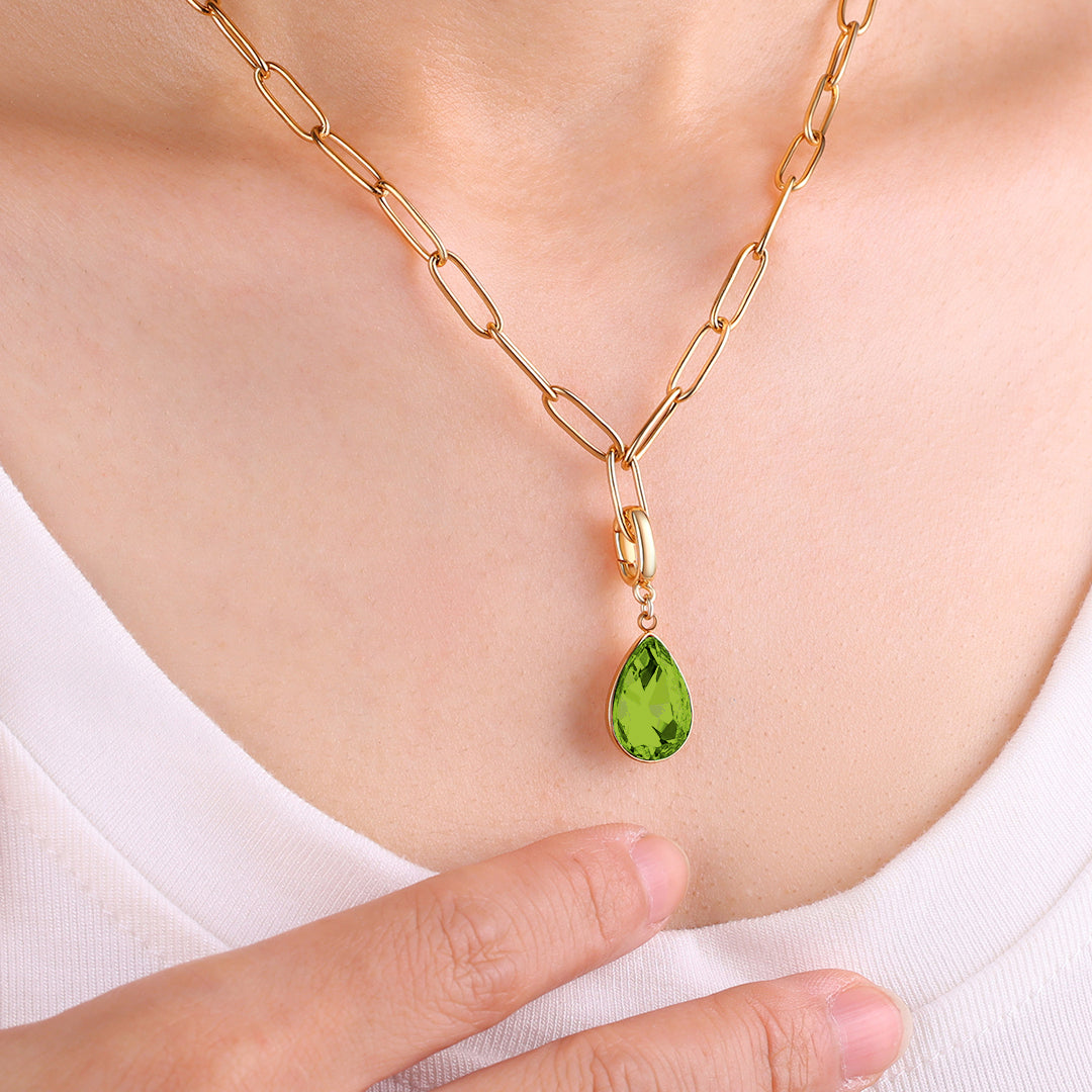 Mint & Lily Teardrop Birthstone Charm
