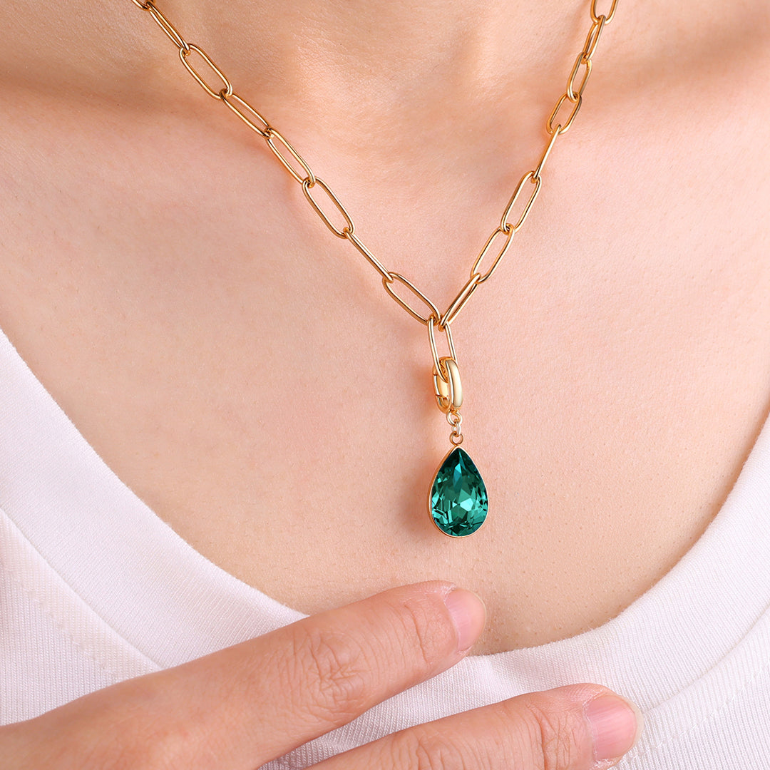 Mint & Lily Teardrop Birthstone Charm