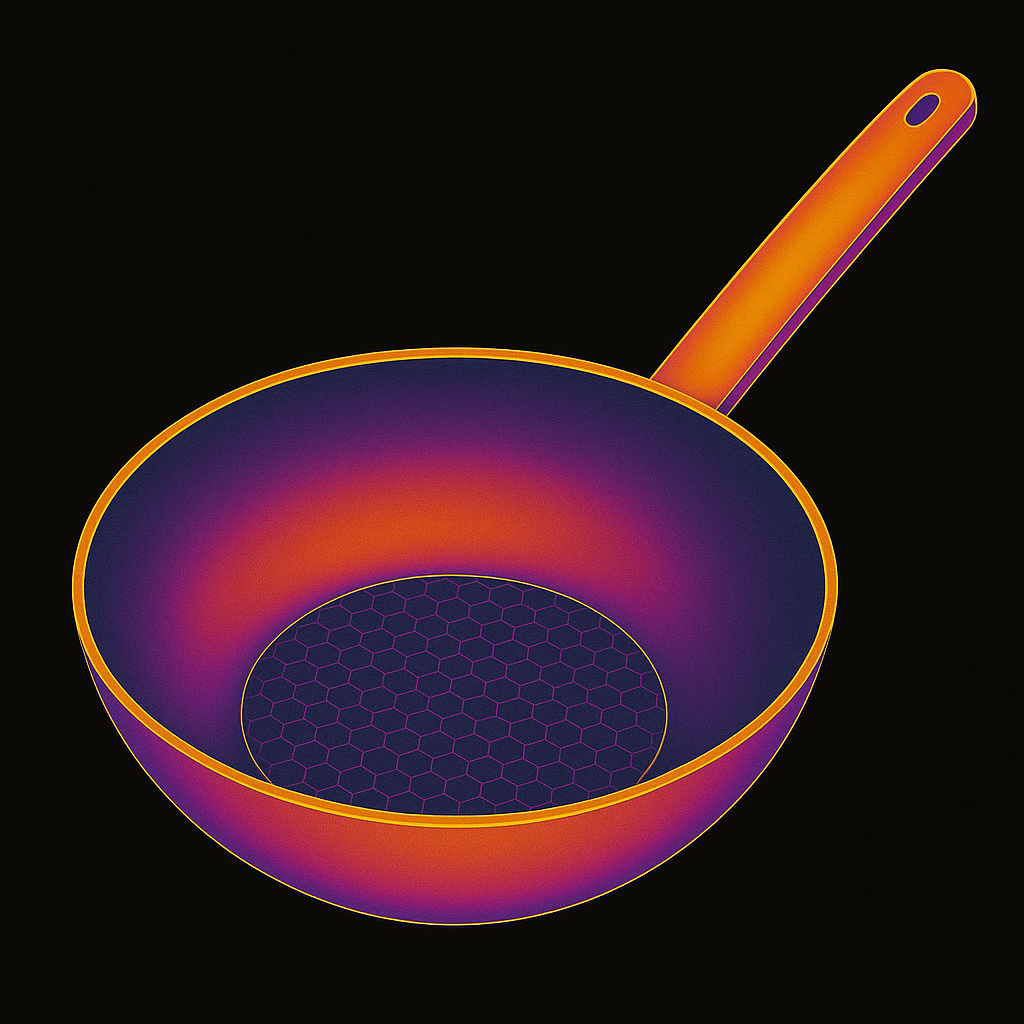 Moritz & Moritz Stainless Steel Honeycomb Non-Stick Pan 9.5"