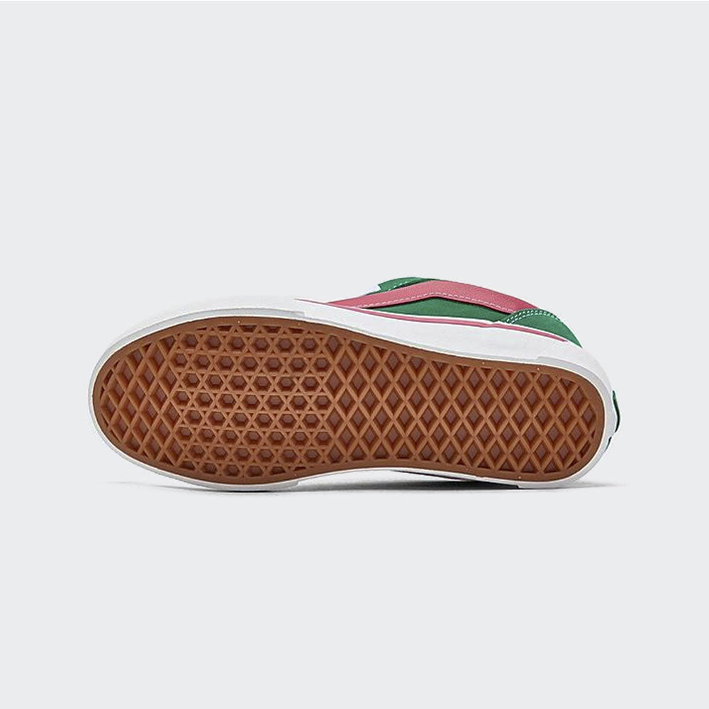 [vn000d2tboc] Youth Vans Knu Skool - Green/pink