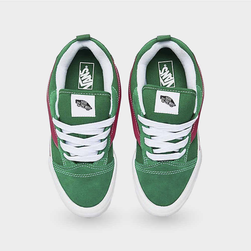 [vn000d2tboc] Youth Vans Knu Skool - Green/pink