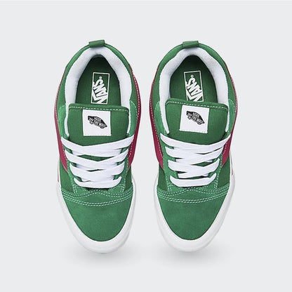 [vn000d2tboc] Youth Vans Knu Skool - Green/pink