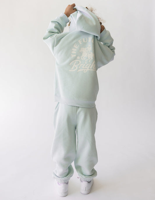 Elevated Faith The Future Is Bright Kids Hoodie