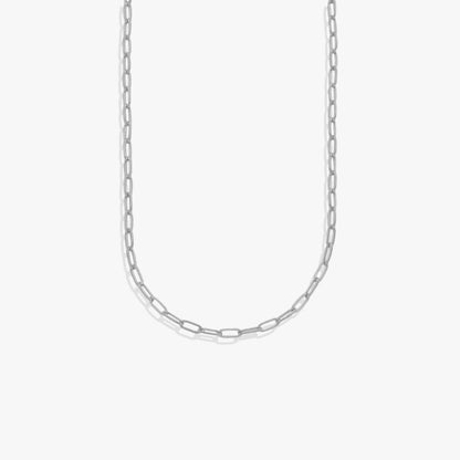 Mint & Lily Thin Paperclip Necklace