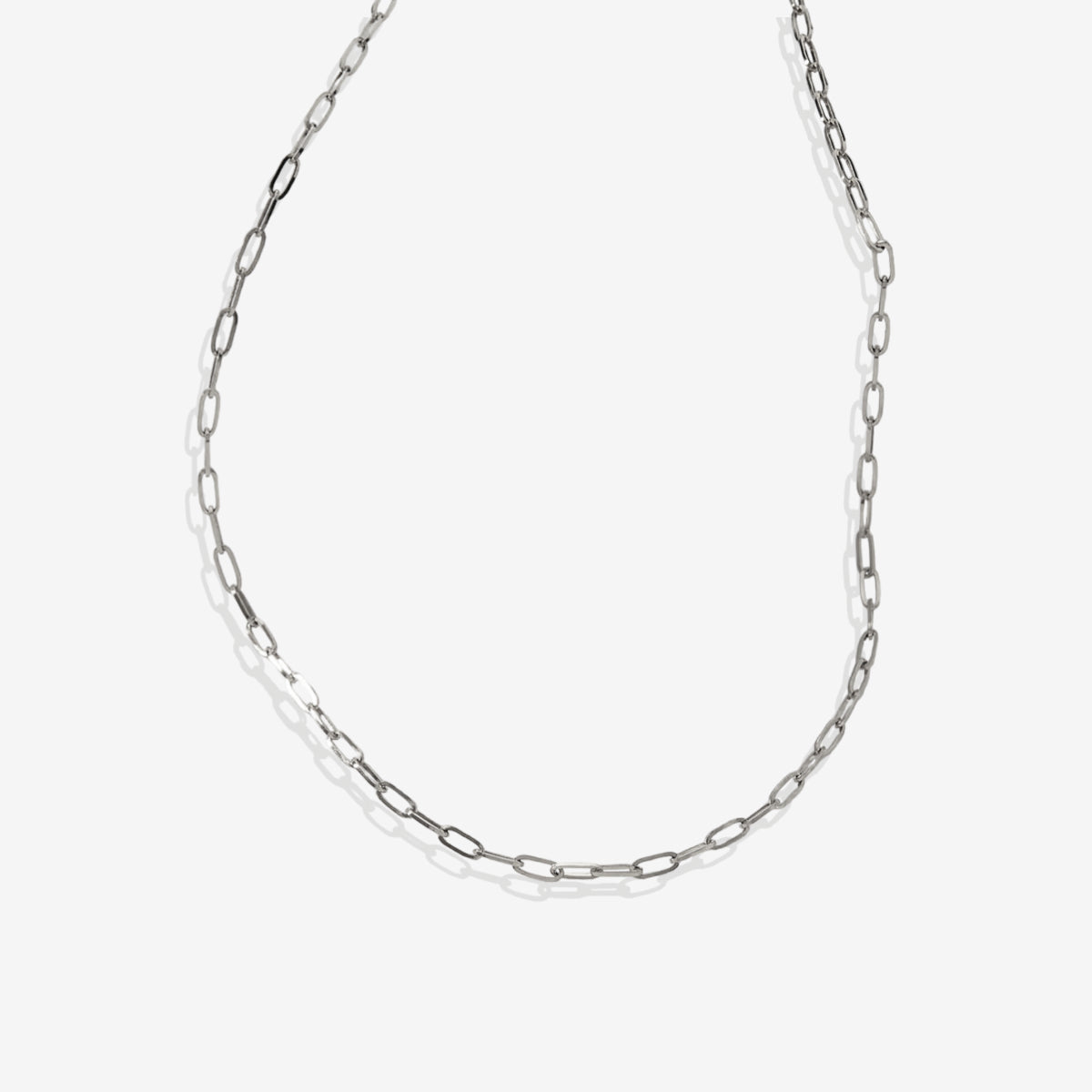 Mint & Lily Thin Paperclip Necklace