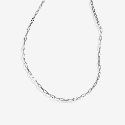 Mint & Lily Thin Paperclip Necklace